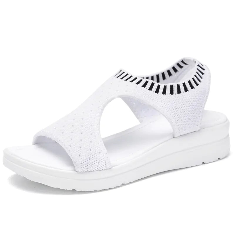 Fish Mouth Shoes, Flat Sandals, Thick Sole Sandals
