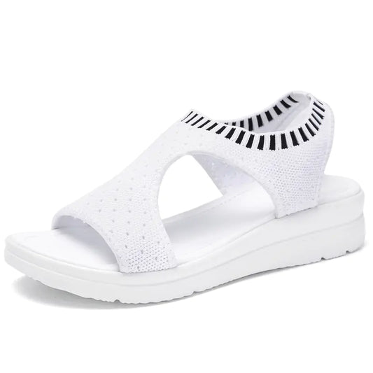 Fish Mouth Shoes, Flat Sandals, Thick Sole Sandals