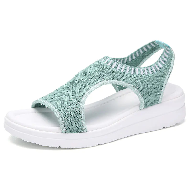 Fish Mouth Shoes, Flat Sandals, Thick Sole Sandals
