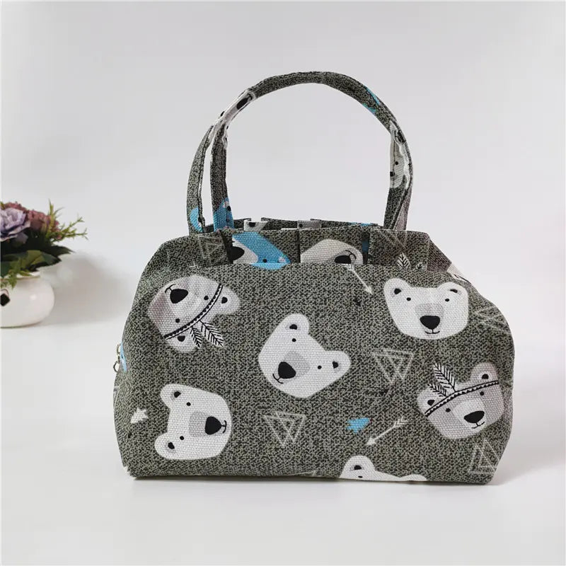 Middle-aged Women's Hand Bag and Accessories Set